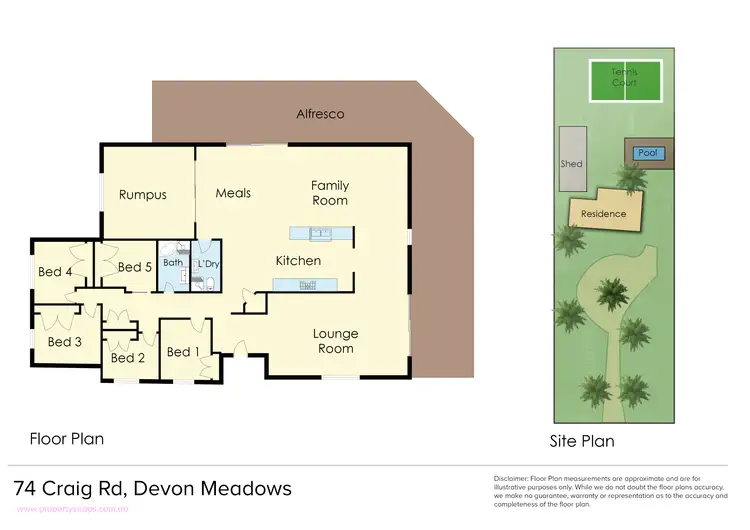 Floorplan of Homely house listing, 74 Craig Road, Devon Meadows VIC 3977