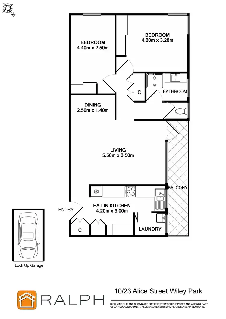 Floorplan of Homely unit listing, 10/23 Alice Street, Wiley Park NSW 2195