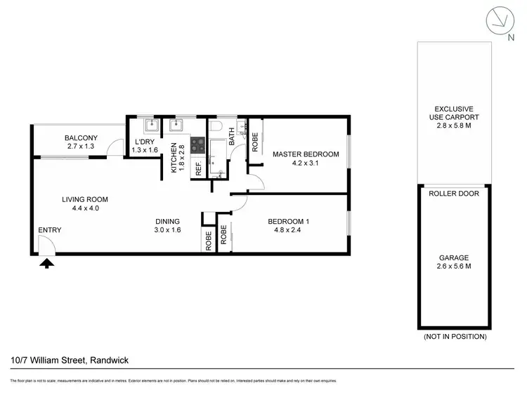 Floorplan of Homely unit listing, 10/7 William Street, Randwick NSW 2031