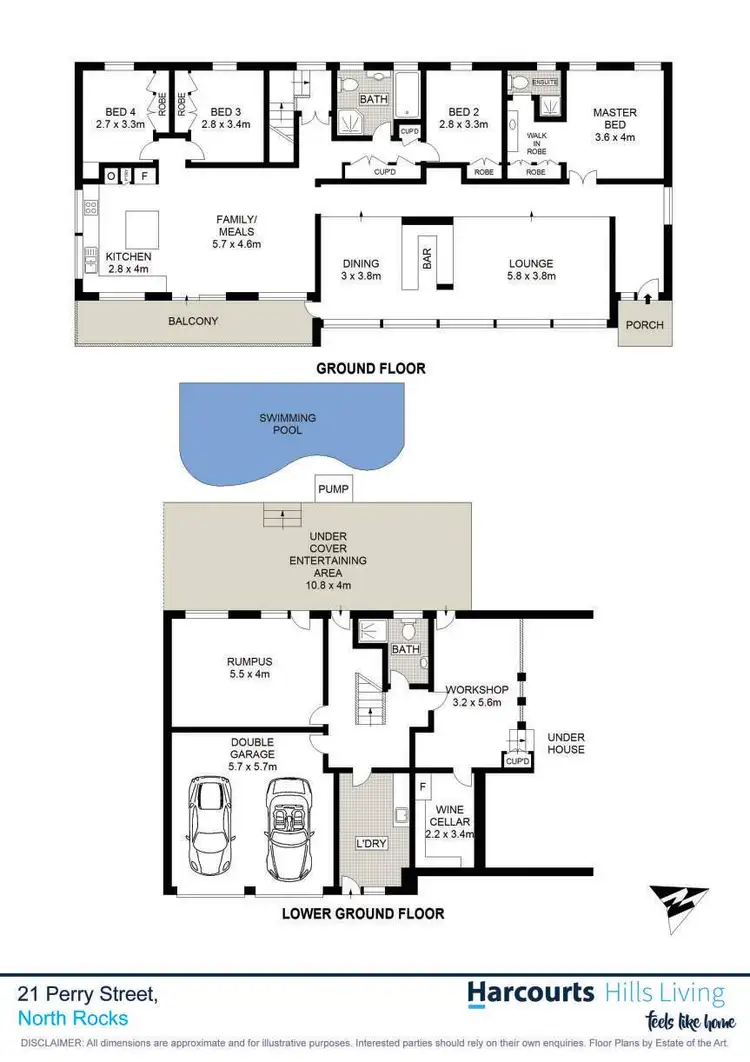 Floorplan of Homely house listing, 21 Perry Street, North Rocks NSW 2151