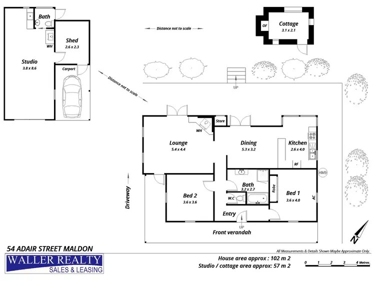 Floorplan of Homely house listing, 54 Adair Street, Maldon VIC 3463