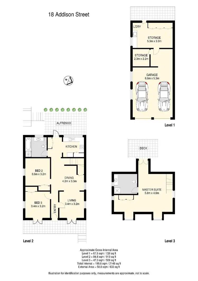 Floorplan of Homely house listing, 18 Addison Street, Red Hill QLD 4059
