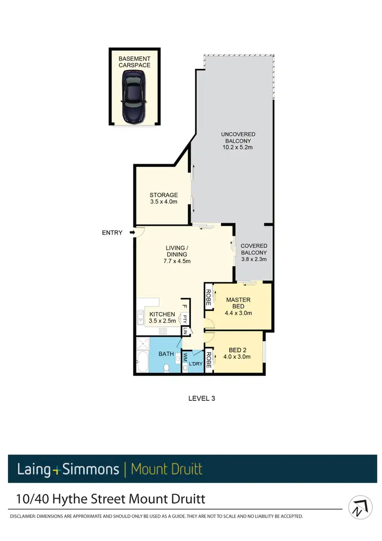 Floorplan of Homely unit listing, 10/40 Hythe Street, Mount Druitt NSW 2770