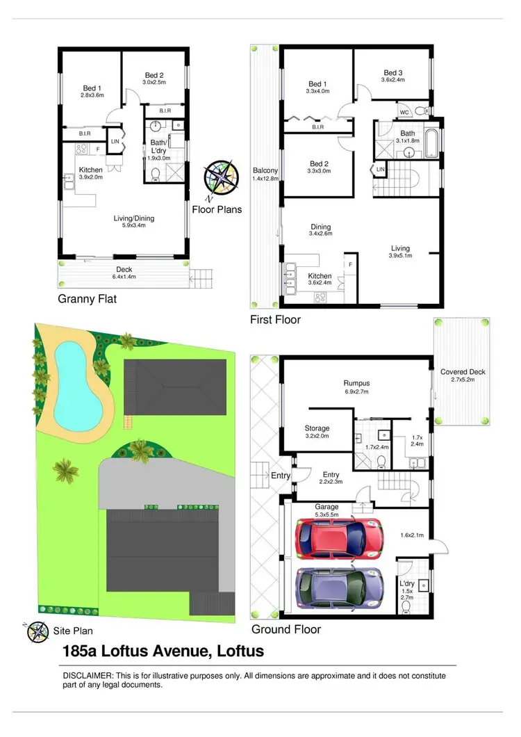 Floorplan of Homely house listing, 185a Loftus Avenue, Loftus NSW 2232