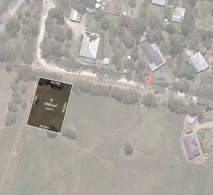 Floorplan of Homely land listing, LOT 5 Wachtel Road, Harrogate SA 5244