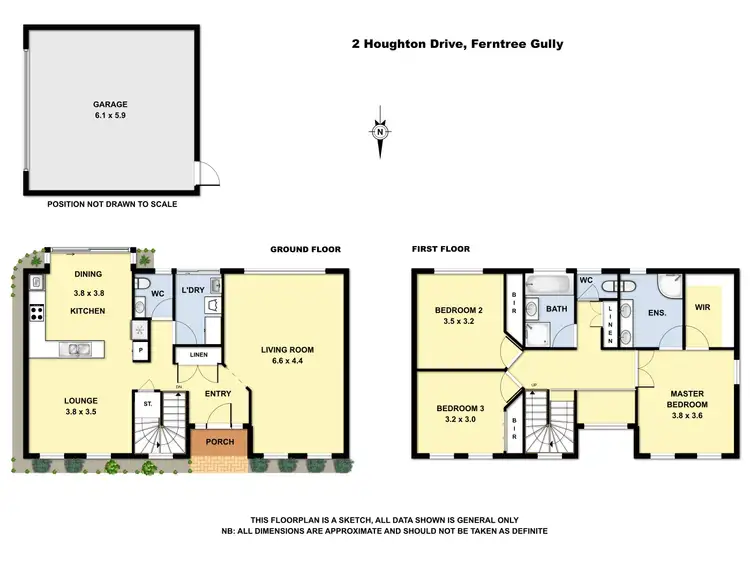 Floorplan of Homely house listing, 2 Houghton Drive, Ferntree Gully VIC 3156
