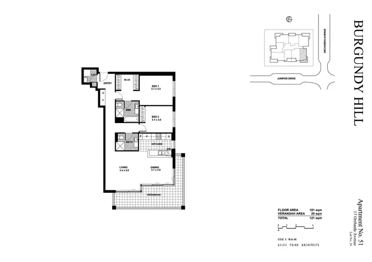 Floorplan of Homely apartment listing, 51/17 Orchards Avenue, Breakfast Point NSW 2137