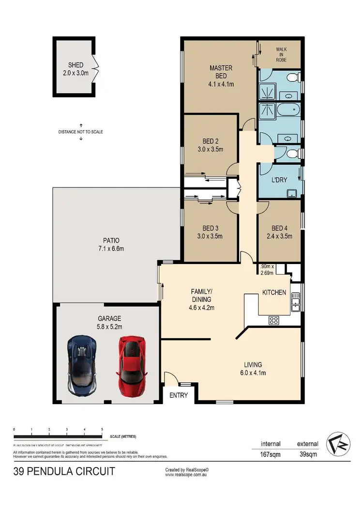 Floorplan of Homely house listing, 39 Pendula Circuit, Forest Lake QLD 4078