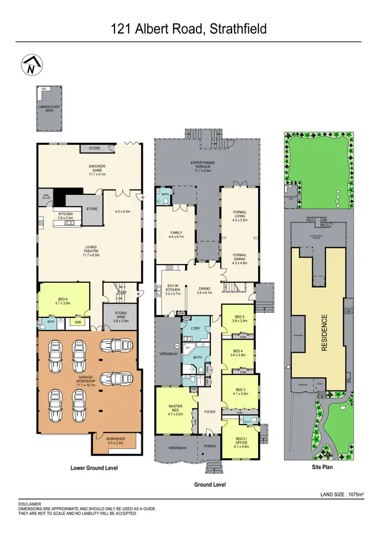 Floorplan of Homely house listing, 121 Albert Road, Strathfield NSW 2135
