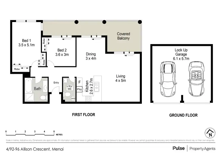 Floorplan of Homely apartment listing, 4/92 Allison Crescent, Menai NSW 2234