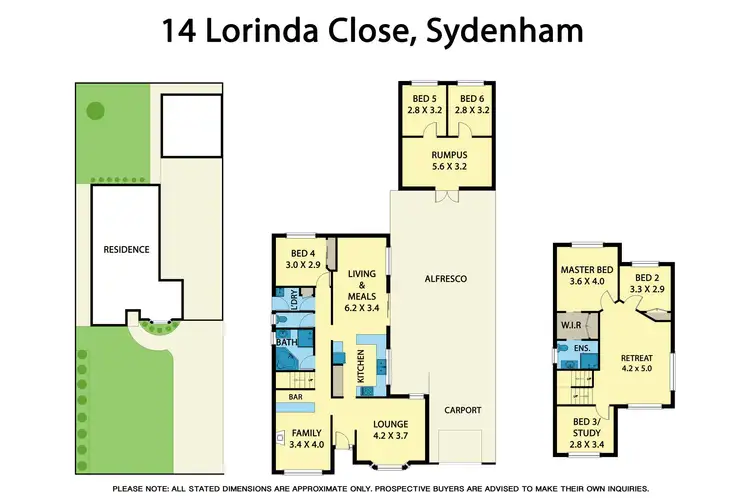 Floorplan of Homely house listing, 14 Lorinda Close, Sydenham VIC 3037