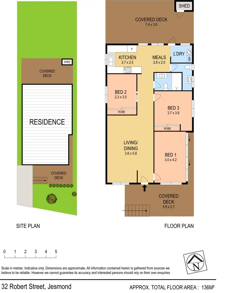 Floorplan of Homely house listing, 32 Robert Street, Jesmond NSW 2299