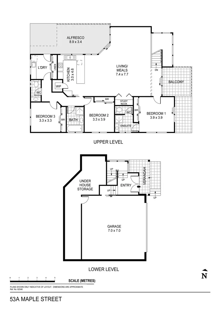 Floorplan of Homely house listing, 53A Maple Street, Golden Square VIC 3555