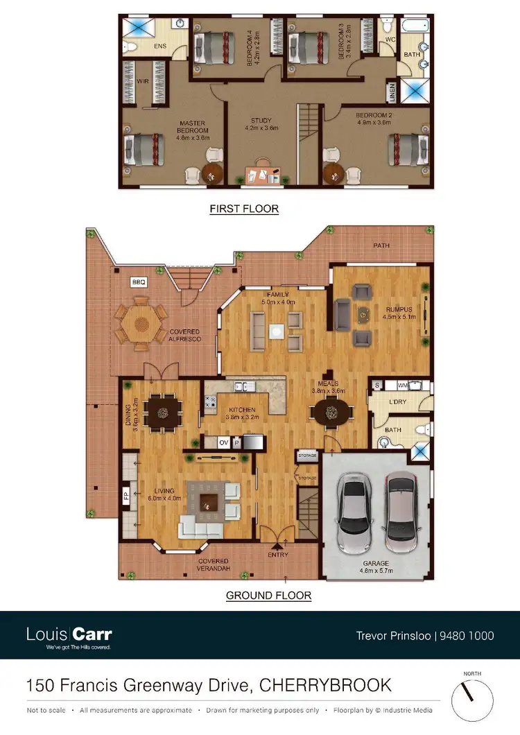 Floorplan of Homely house listing, 150 Francis Greenway Drive, Cherrybrook NSW 2126