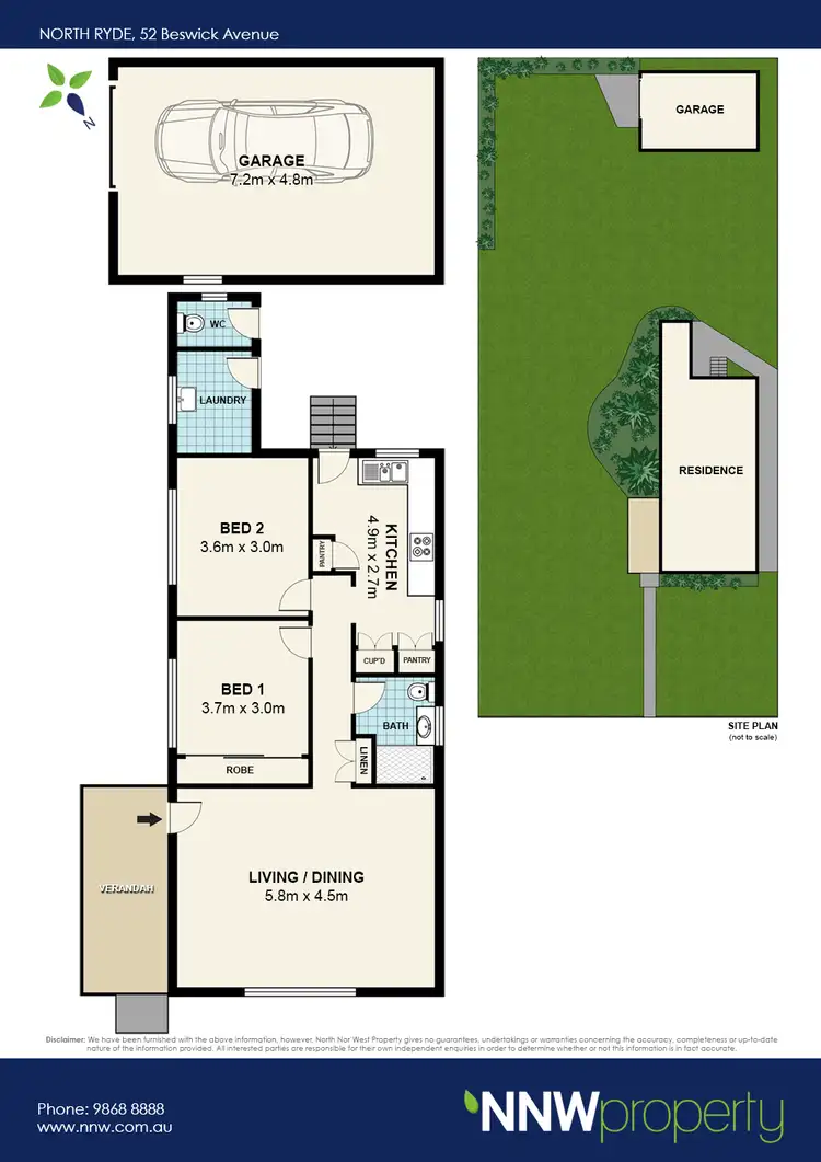 Floorplan of Homely house listing, 52 Beswick Avenue, North Ryde NSW 2113