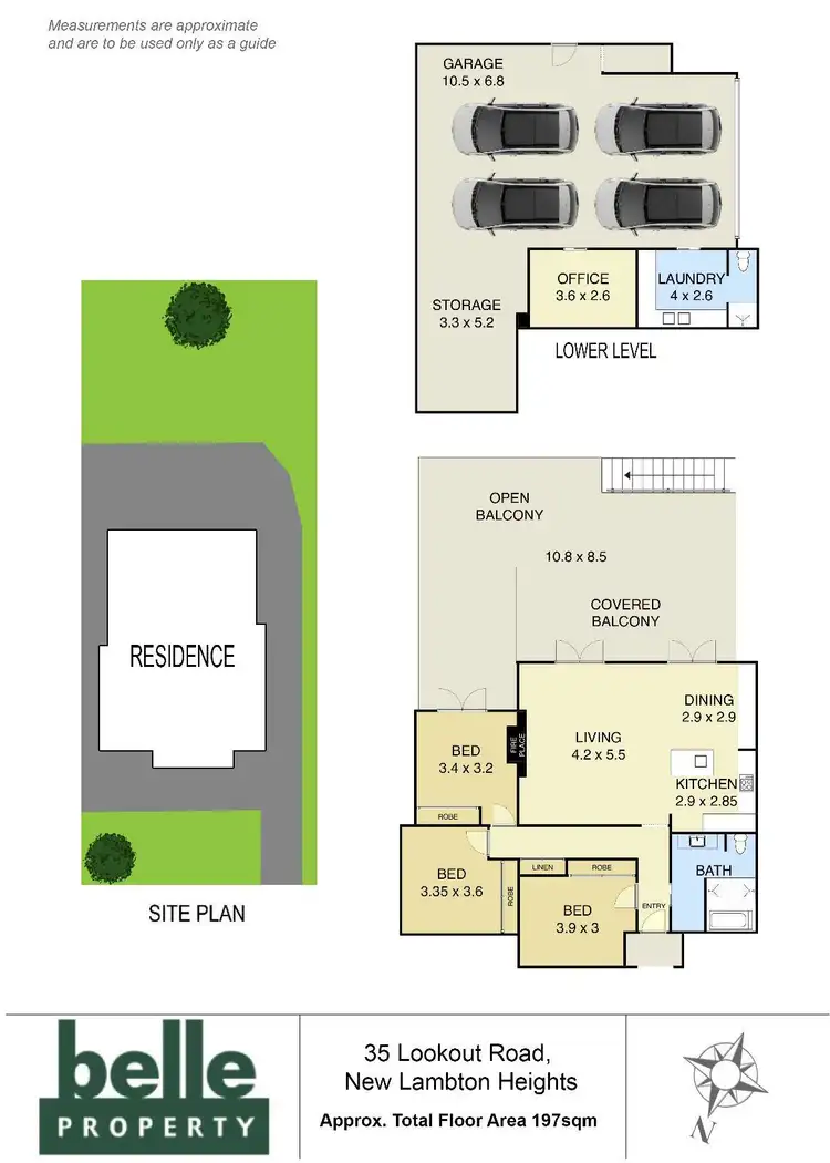 Floorplan of Homely house listing, 35 Lookout Road, New Lambton Heights NSW 2305