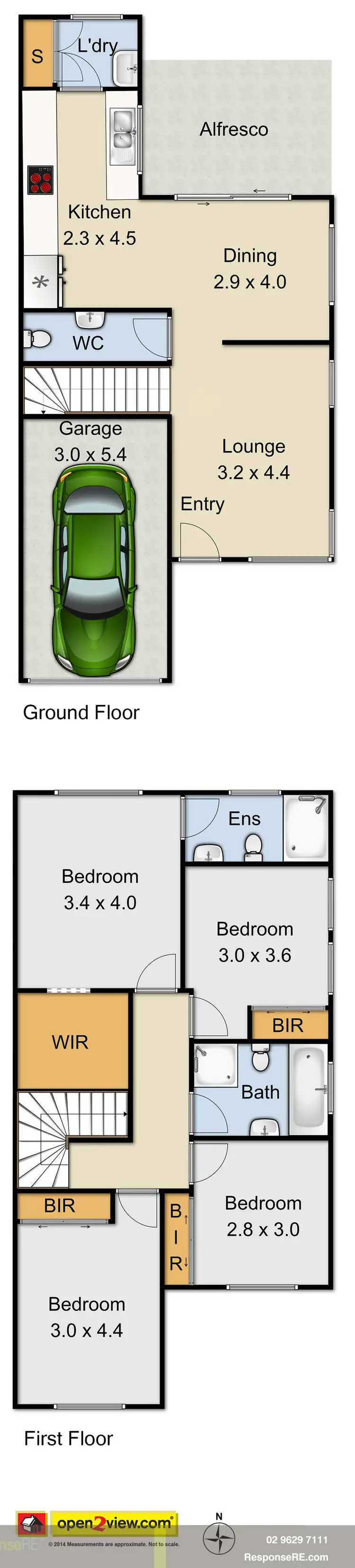 Floorplan of Homely townhouse listing, 18/131 Hyatts Road, Plumpton NSW 2761