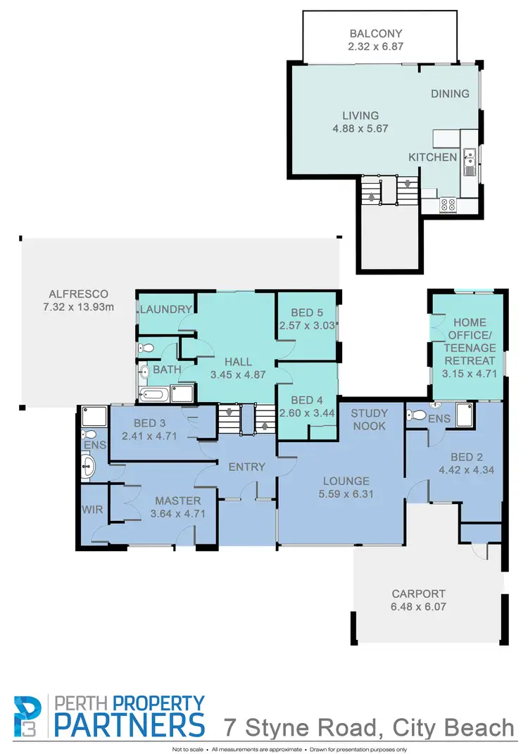 Floorplan of Homely house listing, 7 Styne Road, City Beach WA 6015