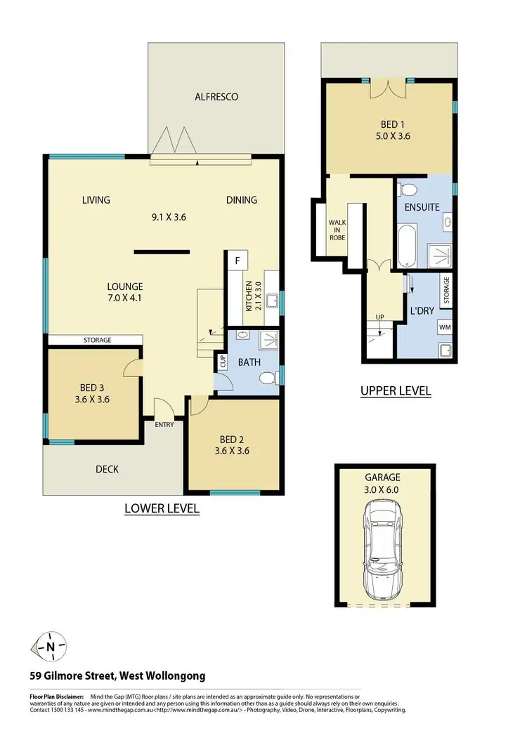Floorplan of Homely house listing, 59 Gilmore Street, West Wollongong NSW 2500