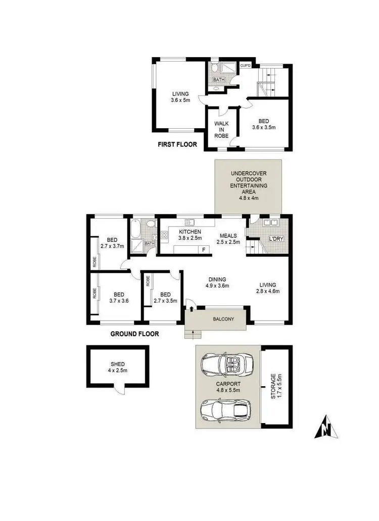 Floorplan of Homely house listing, 11A Plymouth Avenue, North Rocks NSW 2151