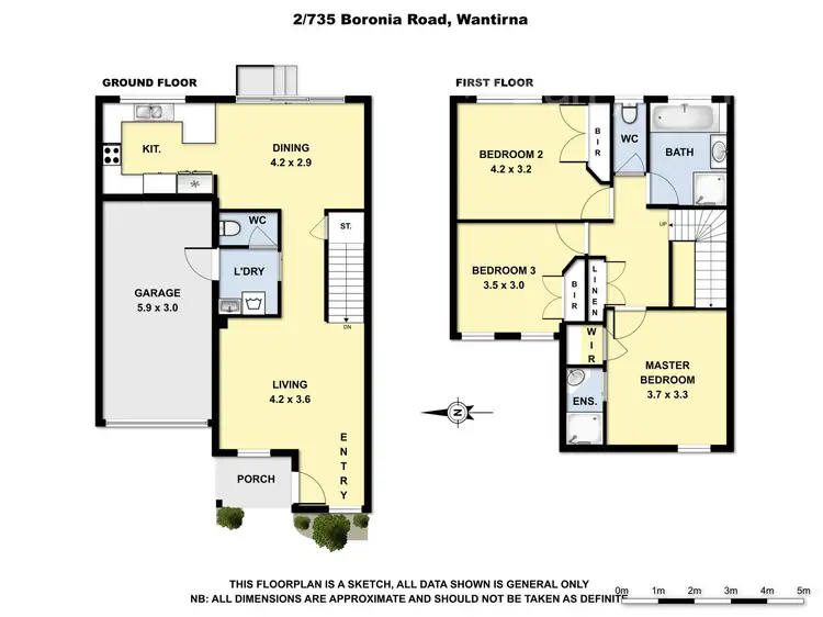 Floorplan of Homely townhouse listing, 2/735 Boronia Road, Wantirna VIC 3152