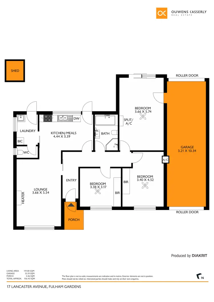 Floorplan of Homely house listing, 17 Lancaster Avenue, Fulham Gardens SA 5024