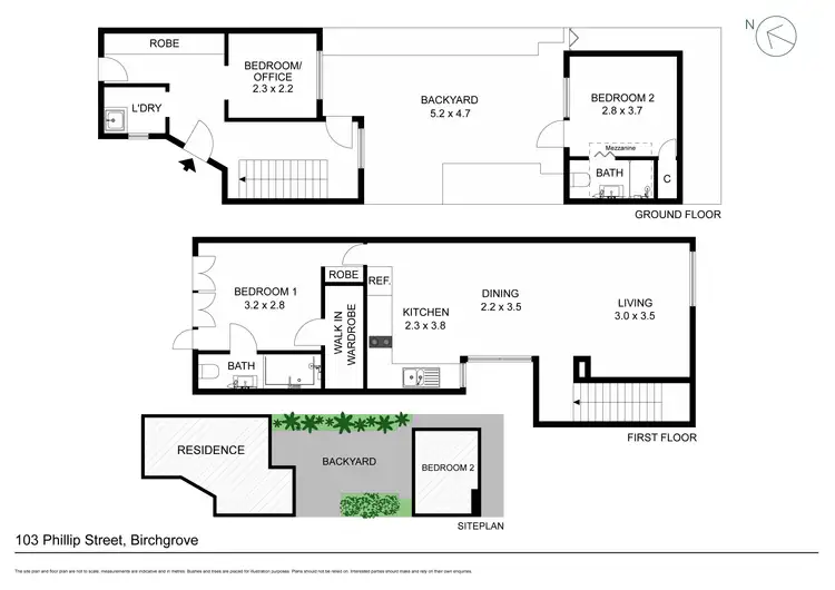 Floorplan of Homely house listing, 103 Phillip Street, Birchgrove NSW 2041