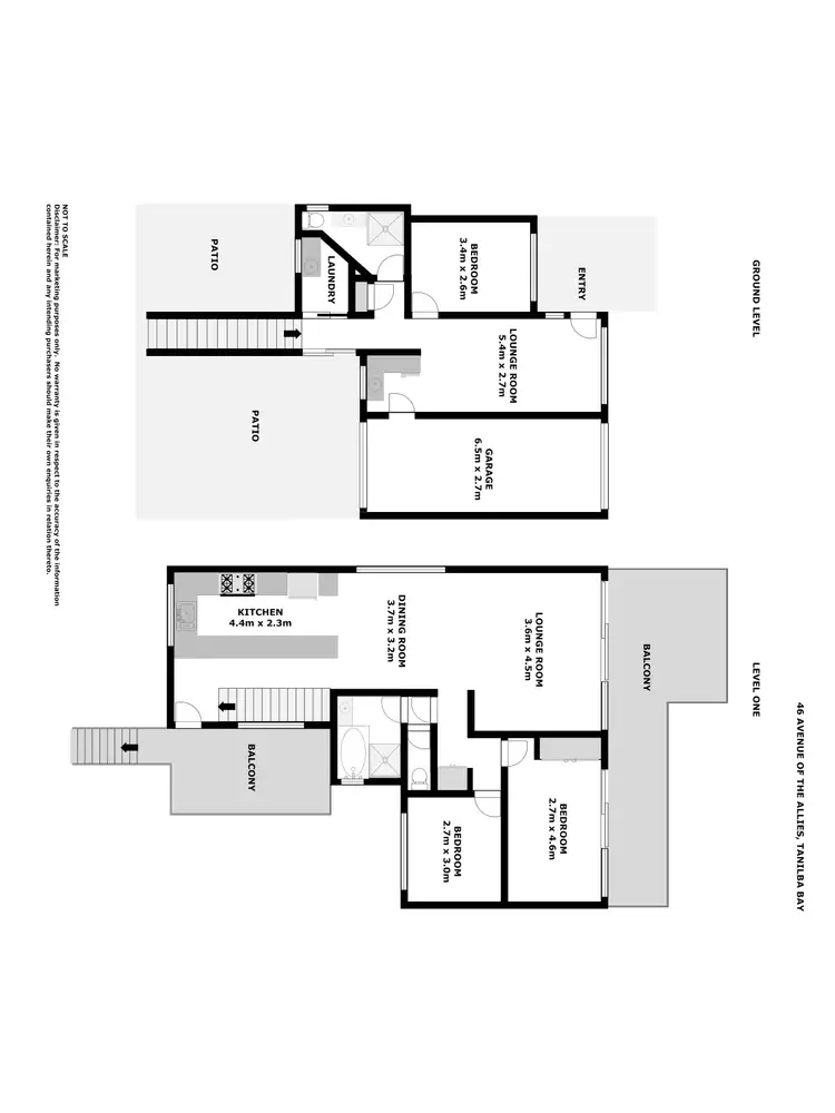 Floorplan of Homely house listing, 46 Avenue Of The Allies, Tanilba Bay NSW 2319