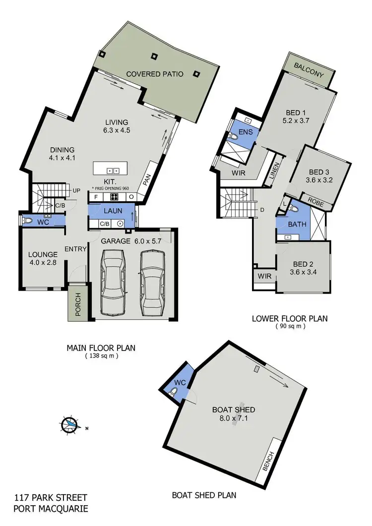 Floorplan of Homely house listing, 117 Park Street, Port Macquarie NSW 2444