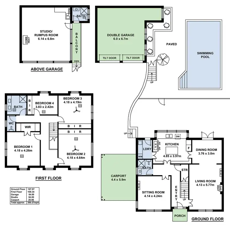 Floorplan of Homely house listing, 17 Day Road, Glen Osmond SA 5064