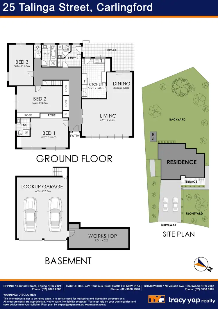 Floorplan of Homely house listing, 25 Talinga Street, Carlingford NSW 2118