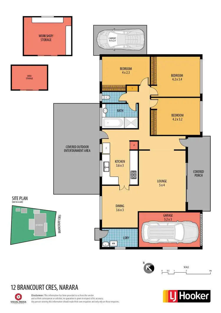 Floorplan of Homely house listing, 12 Brancourt Crescent, Narara NSW 2250