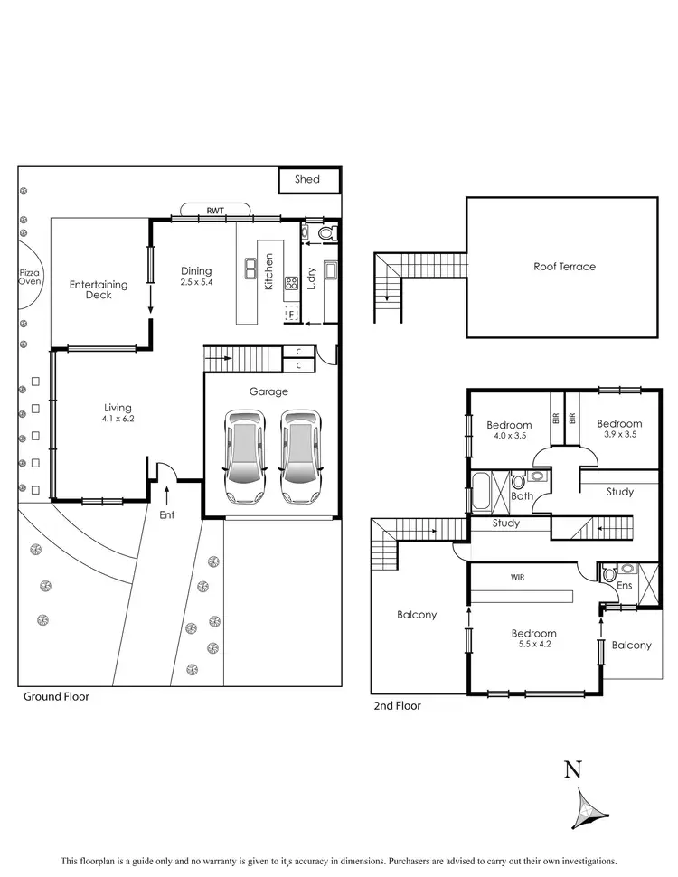 Floorplan of Homely townhouse listing, 89 Park Road, Cheltenham VIC 3192