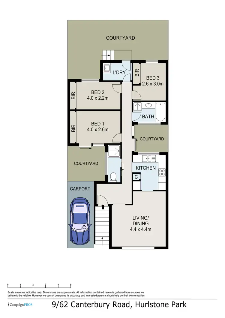 Floorplan of Homely villa listing, 9/62 Canterbury Road, Hurlstone Park NSW 2193