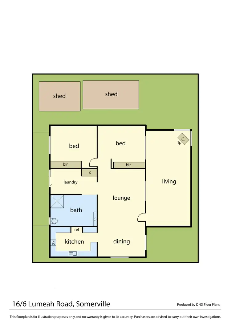 Floorplan of Homely unit listing, 16/6 Lumeah Road, Somerville VIC 3912
