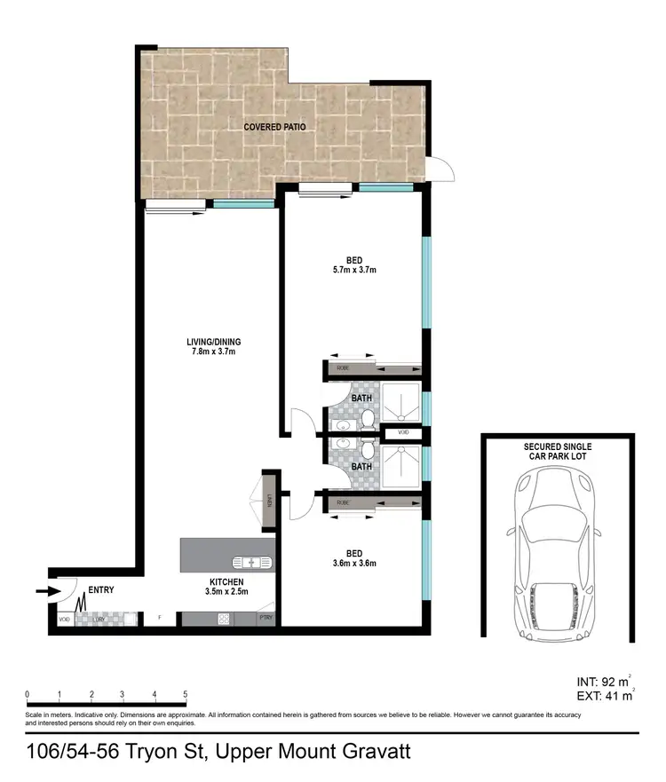 Floorplan of Homely apartment listing, 54 Tryon Street, Upper Mount Gravatt QLD 4122