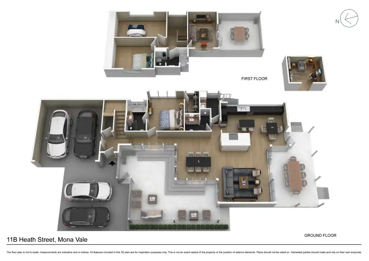 Floorplan of Homely townhouse listing, 11B Heath Street, Mona Vale NSW 2103