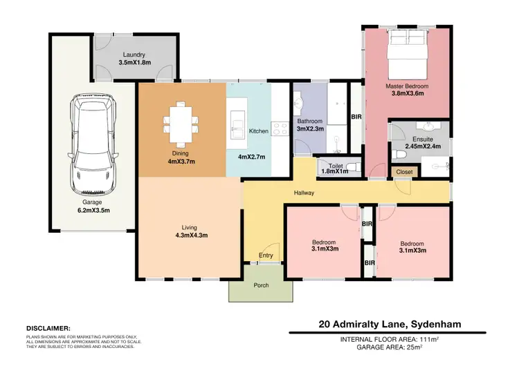 Floorplan of Homely unit listing, 20 Admiralty Lane, Sydenham VIC 3037