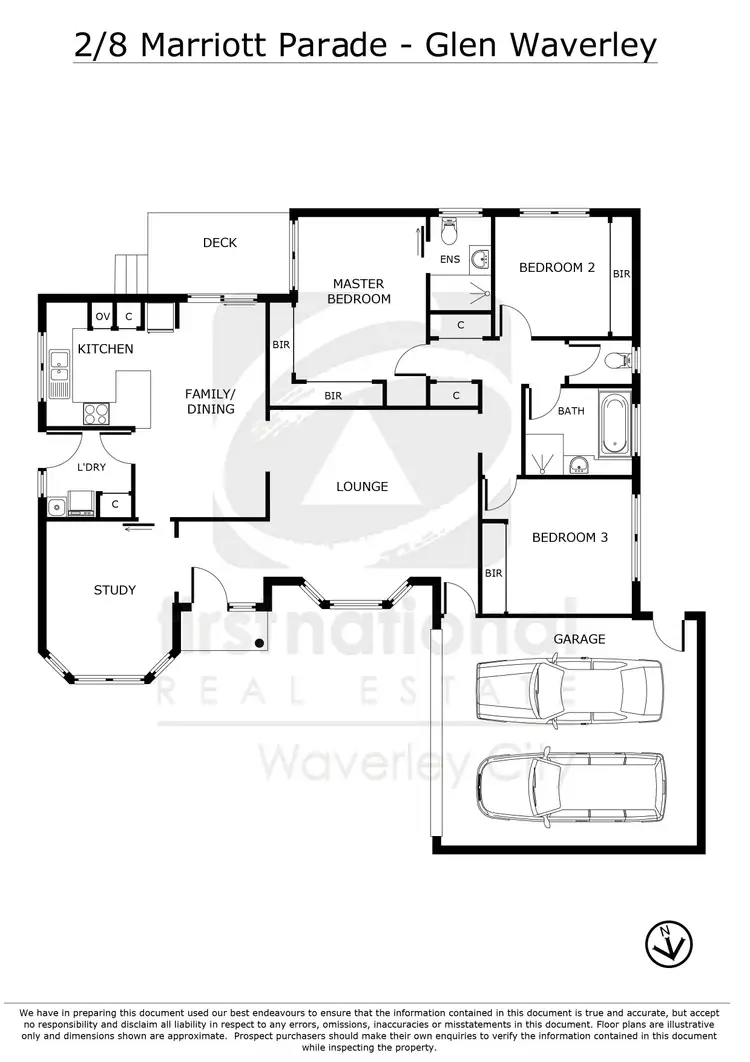 Floorplan of Homely unit listing, 2/8 Marriott Parade, Glen Waverley VIC 3150