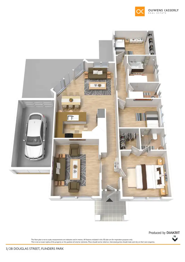 Floorplan of Homely house listing, 3/2B Douglas Street, Flinders Park SA 5025