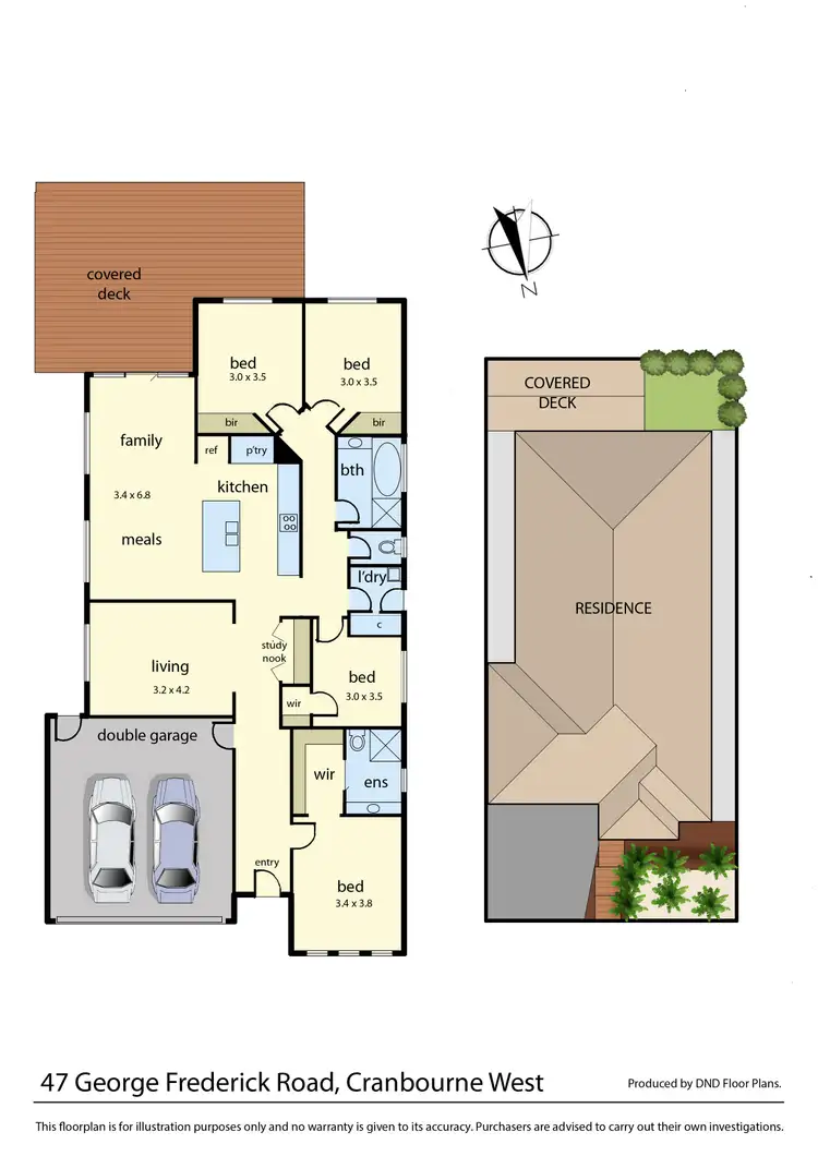 Floorplan of Homely house listing, 47 George Frederick Road, Cranbourne West VIC 3977