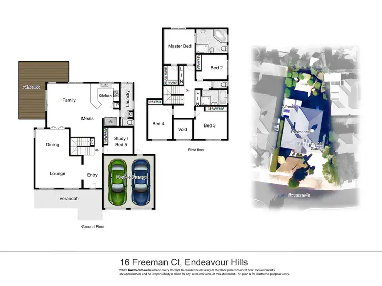 Floorplan of Homely house listing, 16 Freeman Court, Endeavour Hills VIC 3802