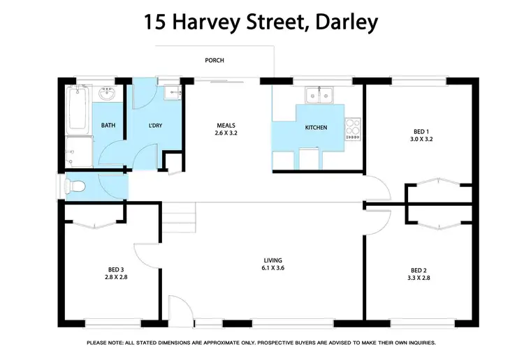 Floorplan of Homely house listing, 15 Harvey Street, Darley VIC 3340
