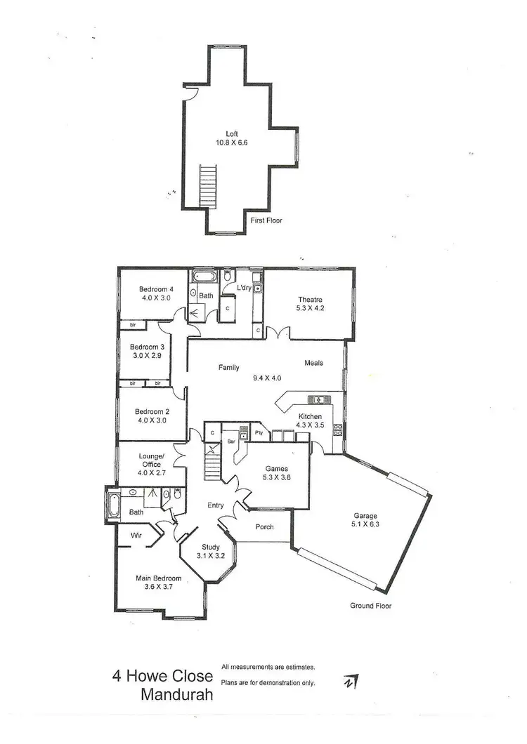 Floorplan of Homely house listing, 4 Howe Close, San Remo WA 6210