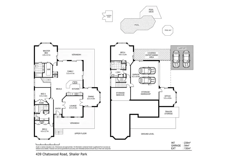 Floorplan of Homely house listing, 439 Chatswood Road, Shailer Park QLD 4128