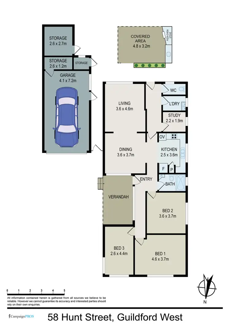 Floorplan of Homely house listing, 58 Hunt Street, Guildford NSW 2161