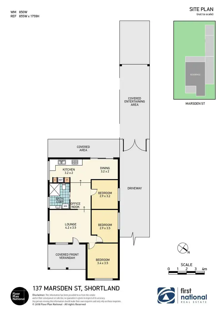 Floorplan of Homely house listing, 137 Marsden Street, Shortland NSW 2307
