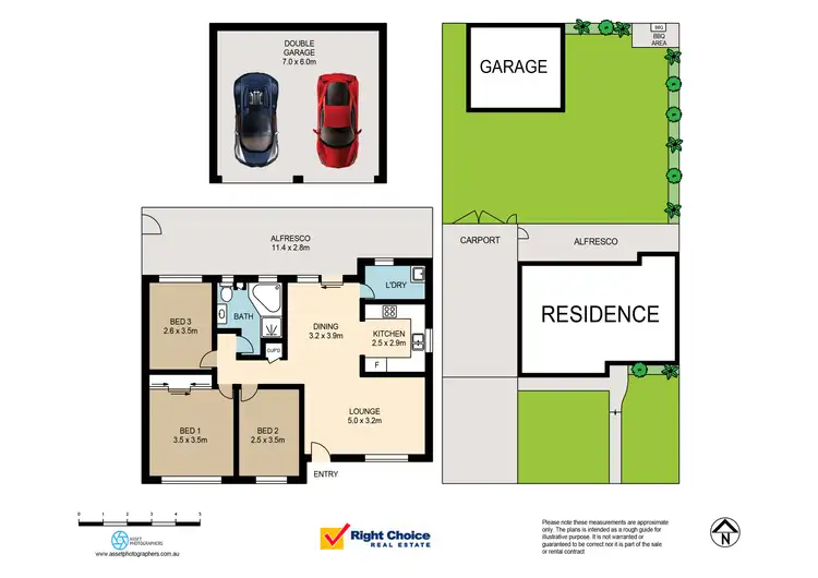 Floorplan of Homely house listing, 6 Hakea Place, Albion Park Rail NSW 2527