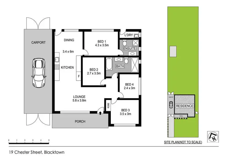 Floorplan of Homely house listing, 19 Chester Street, Blacktown NSW 2148