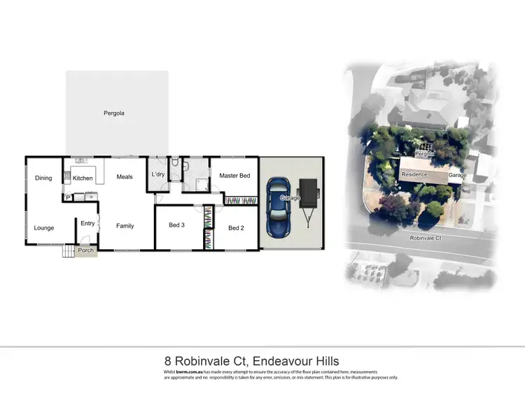 Floorplan of Homely house listing, 8 Robinvale Court, Endeavour Hills VIC 3802
